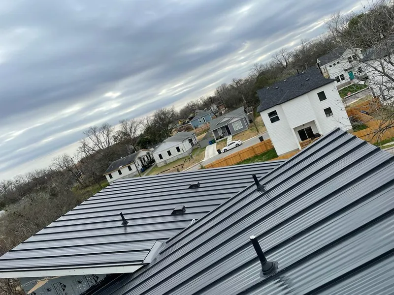 Standing seam metal roof panels with vents for Skylight Repair in McMinnville